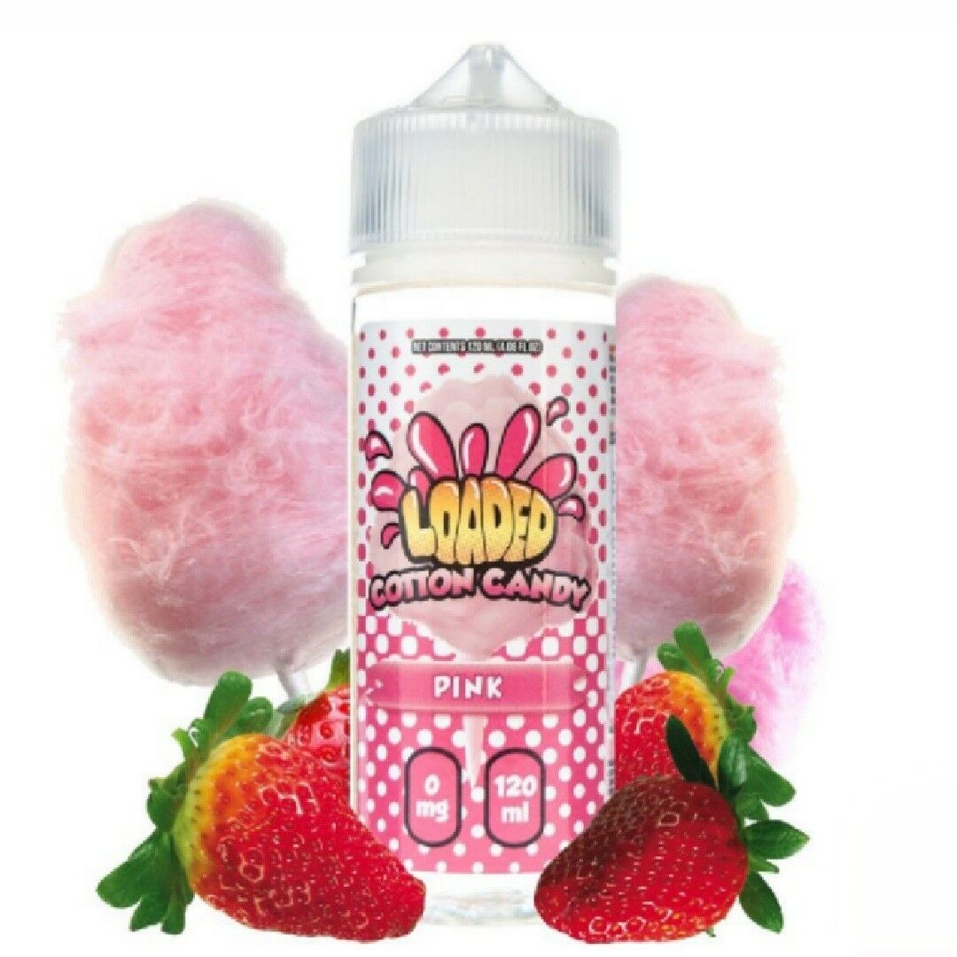 Loaded Cotton Candy Pink 120ml best online vape shop UAE Loaded Cotton Candy Pink