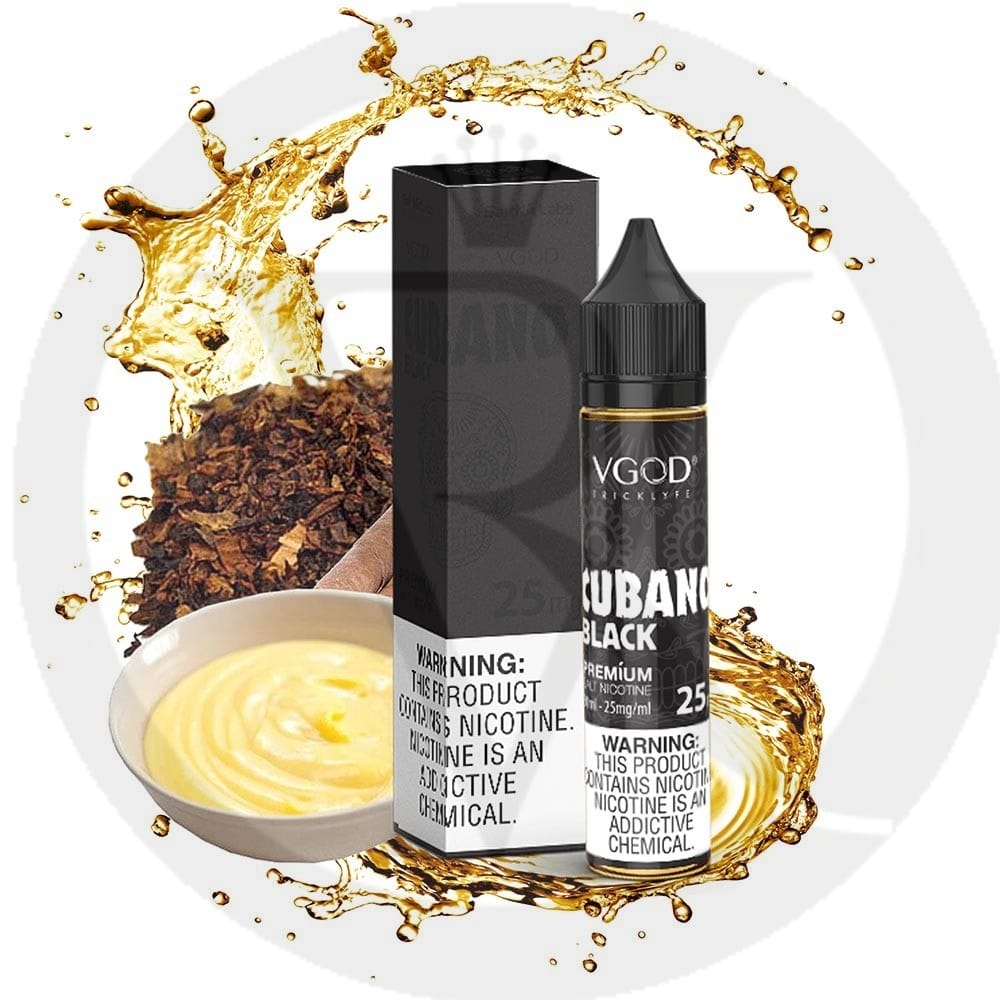VGOD SALTNIC CUBANO BLACK 30ML BEST ONLINE SHOP UAE VGOD SALTNIC CUBANO BLACK