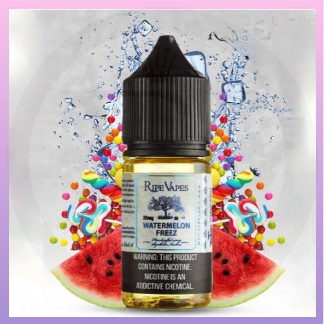 Watermelon freez salt nic by ripe vapes 30ml best online vape shop UAE Watermelon freez salt nic by ripe vapes