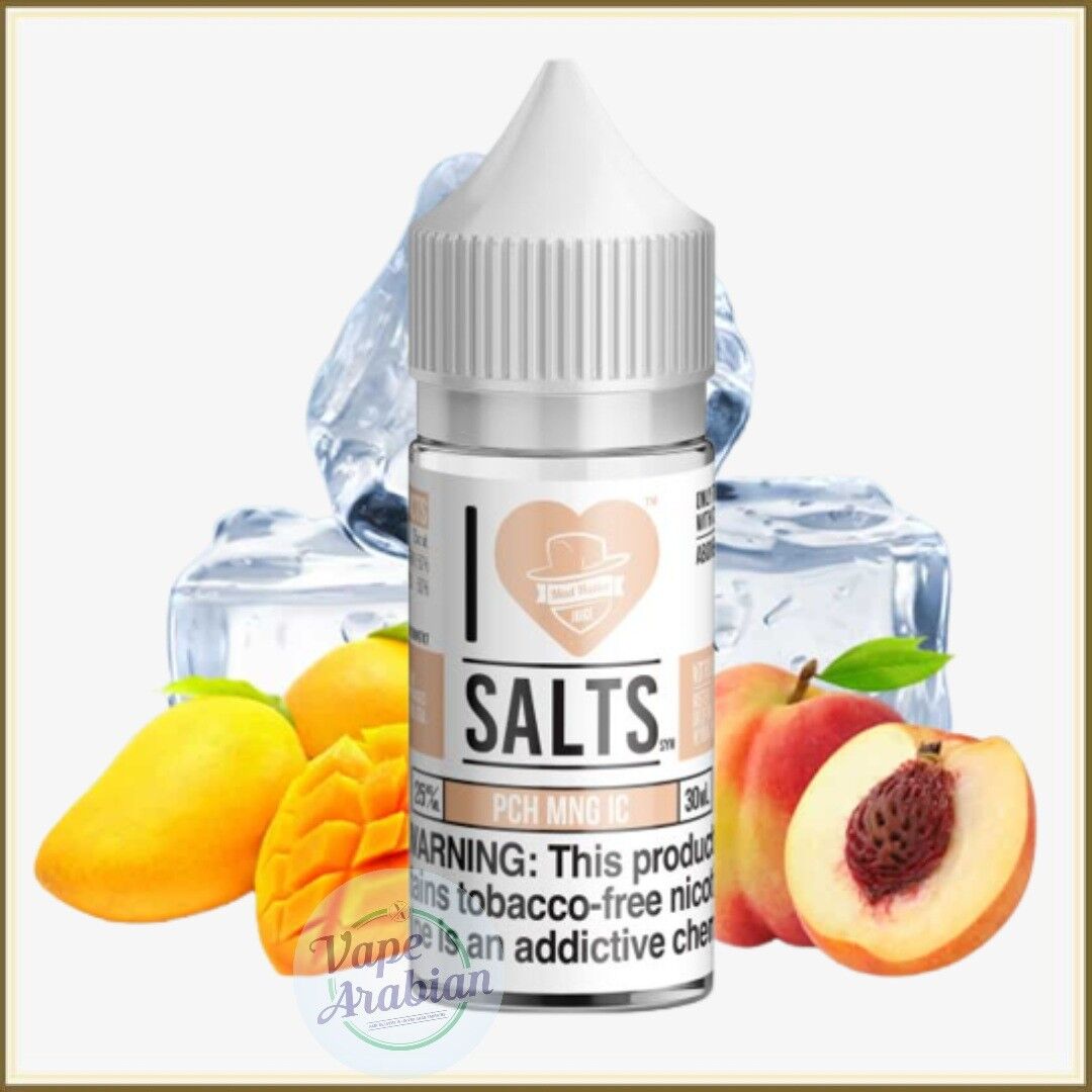 I Love Salts Peach Mango Ice 30ml best Online Vape Shop UAE I Love Salts Peach Mango Ice