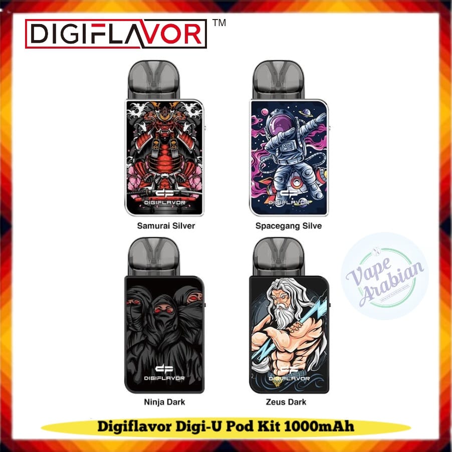 Digiflavor Digi-U Pod Kit 1000mAh Digiflavor Digi U Pod Kit