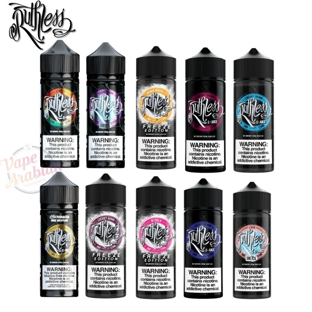 Ruthless 120ml Vape Juice best online vape shop in UAE Ruthless 120ml Vape Juice