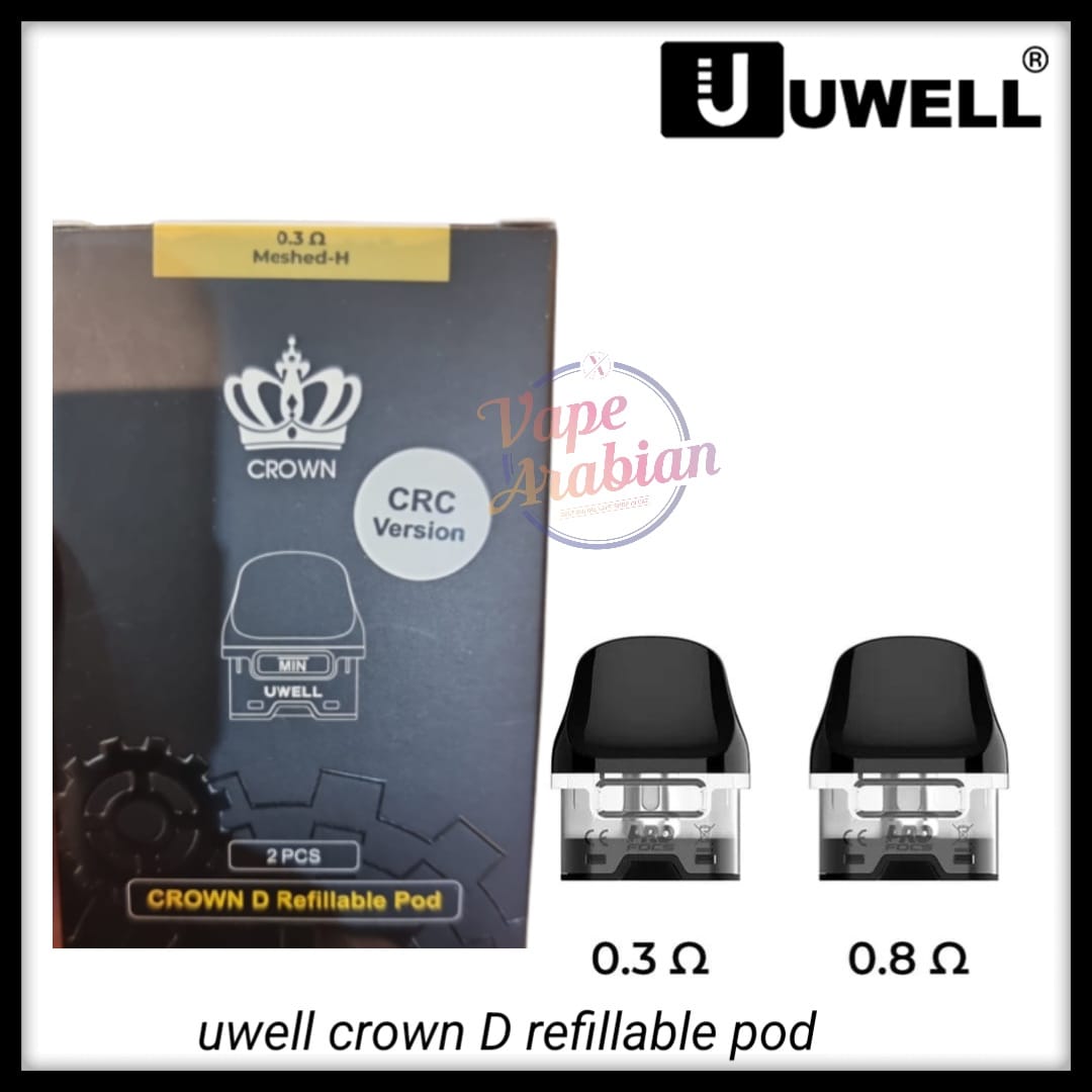 uwell crown d refillable pod