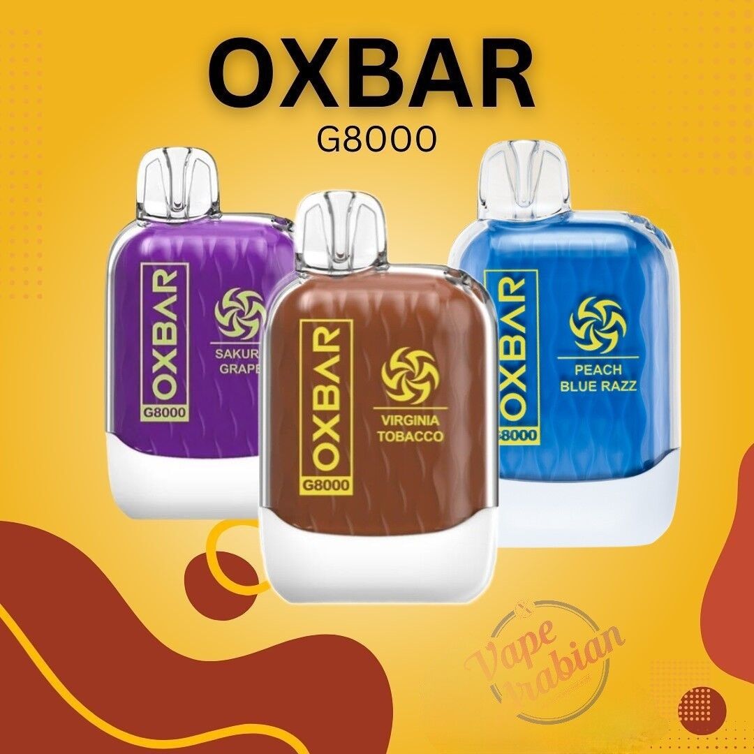 OXBAR G8000 Disposable Vape Best Online Vape Shop In UAE OXBAR G8000 Disposable Vape