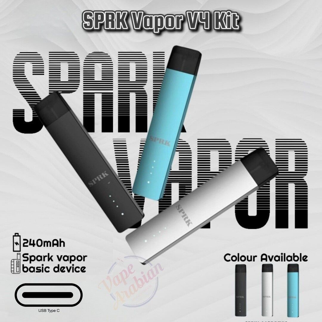 SPRK Vapor V4 Basic Kit 240mAh Best online Vape Shop In UAE SPRK Vapor V4 Basic Kit