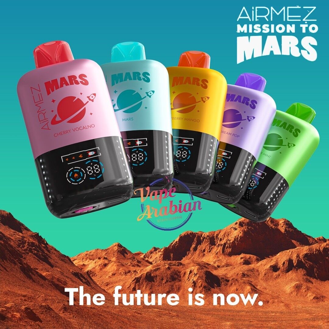 AiRMEZ Mars 20000 Puffs Disposable Best Online Vape Shop UAE AiRMEZ Mars 20000 Puffs Disposable