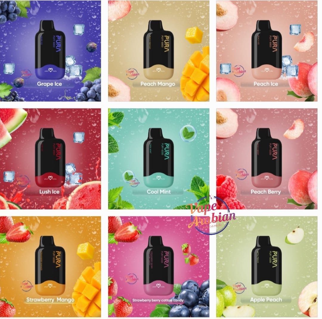 Pura 6000 Puffs Disposable Vape Pura 6000 Puffs Disposable Vape