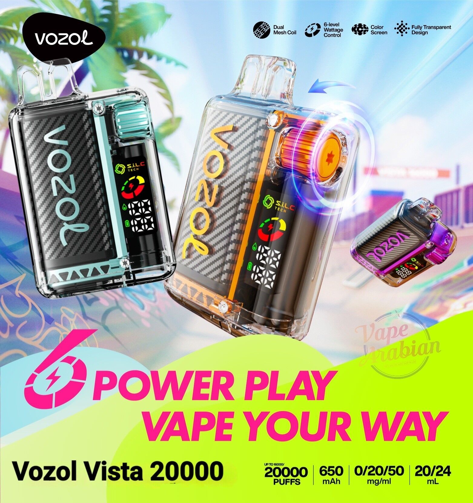 VOZOL Vista 20000 Puffs Best Online Vape Shop In UAE VOZOL Vista 20000 Puffs