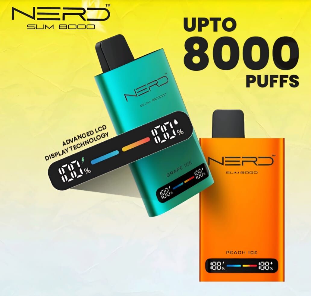 Nerd Slim 8000 Puffs Disposable Vape