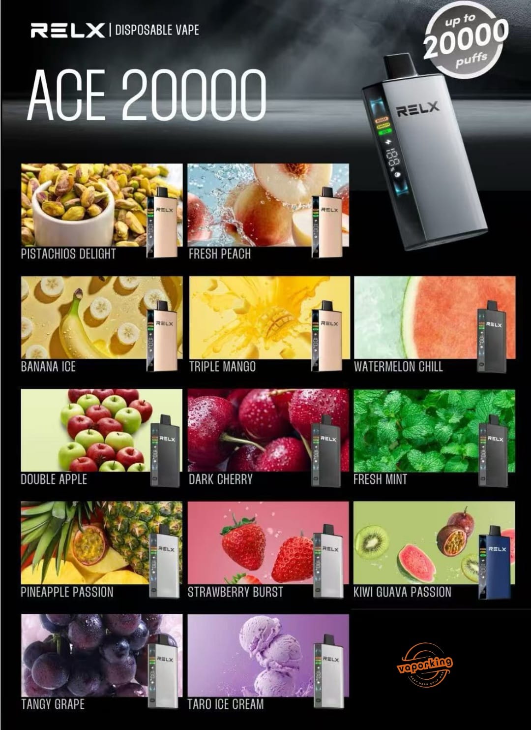 Best Buy RELX Ace 20000 Puffs Disposable Vape In UAE