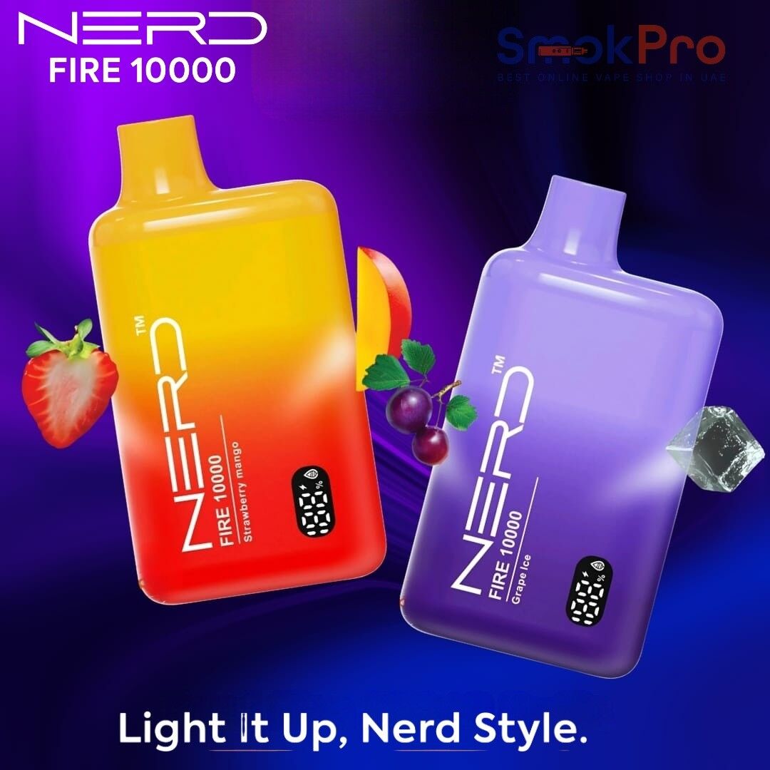 Best Buy Nerd Fire Disposable Vape 10000 Puffs At Smokpro.ae Nerd Fire Disposable Vape 10000 Puffs