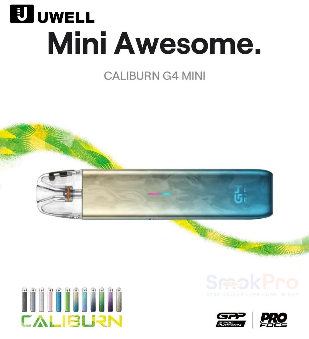 Uwell Caliburn G4 Mini Pod Kit Best Buy In Smokpro.ae Uwell Caliburn G4 Mini Pod Kit