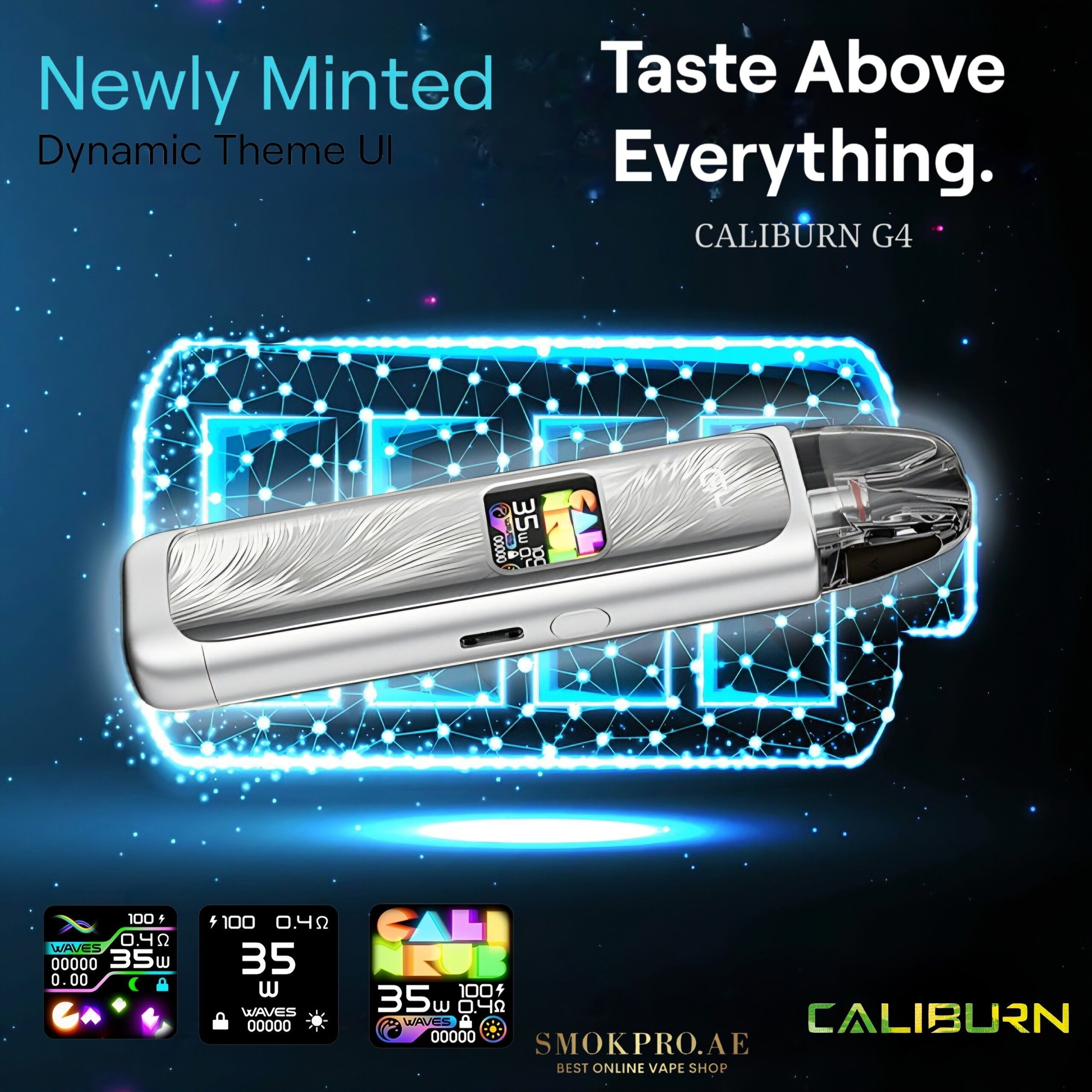 Buy Uwell Caliburn G4 Vape Kit 35W in Best Online Shop UAE Uwell Caliburn G4 Vape Kit