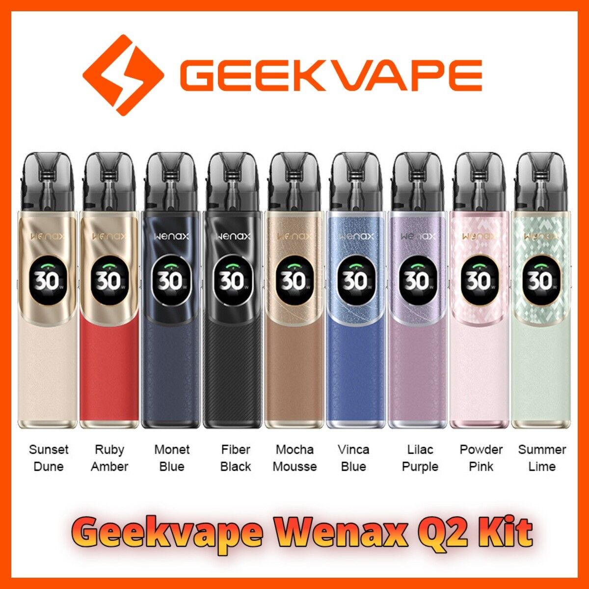 Best Buy Geekvape Wenax Q2 Kit 30w In Online Vape Shop UAE Geekvape Wenax Q2 Kit