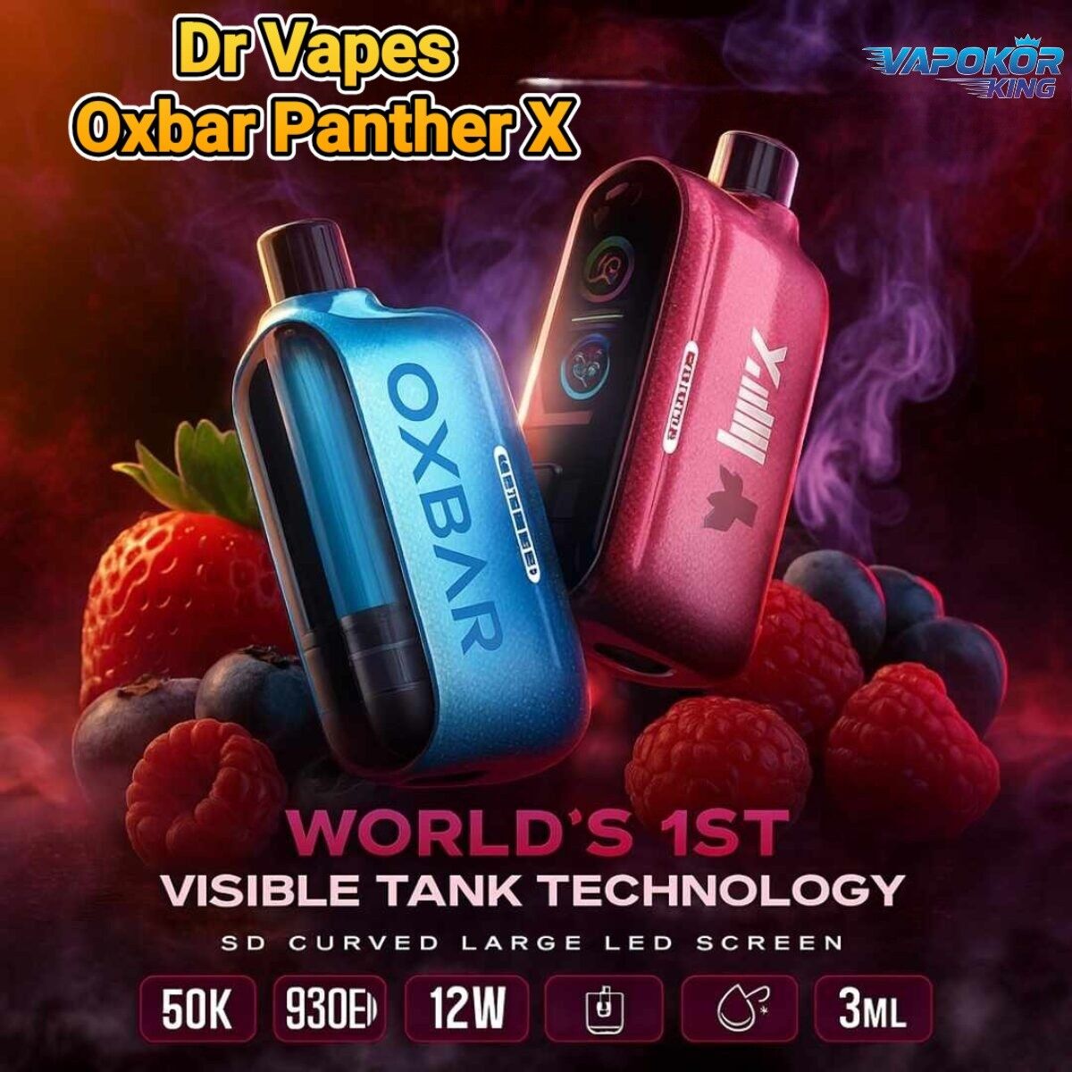 Best Buy OXBAR Panther X 50000 Puffs Diposable Vape In UAE Dr Vapes OXBAR Panther X 50000